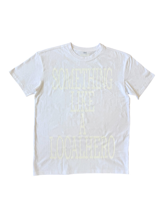 LOCAL HERO TEE DOUBLE WHITE